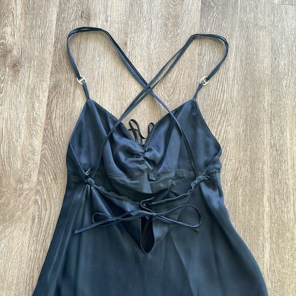 Hugo Boss Silk Strappy Back Dress - Picture 6 of 9